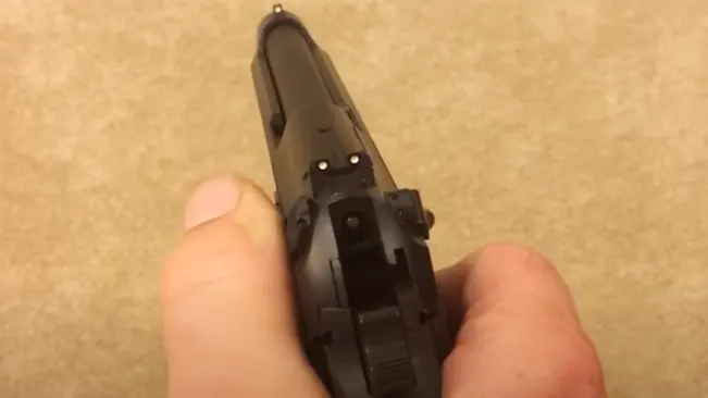 an image of Beretta M9 DA/SA trigger mechanism