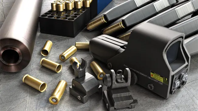 an image of accessories of a gun