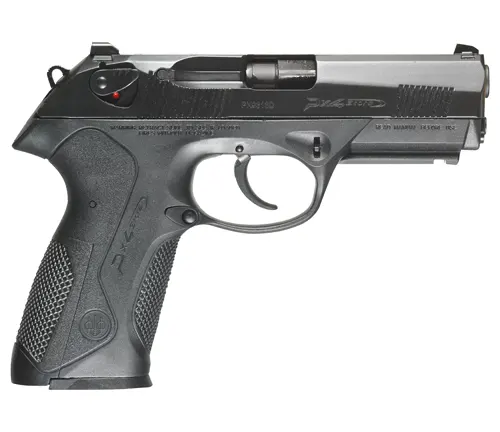 Beretta PX4 Storm subcompact pistol with a distinctive rotating barrel design and ergonomic grip.
