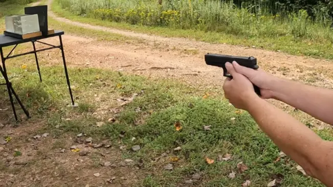 an image of Glock 22 shooting experience
