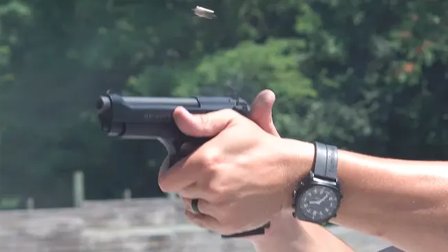 an image of Beretta M9 short recoil