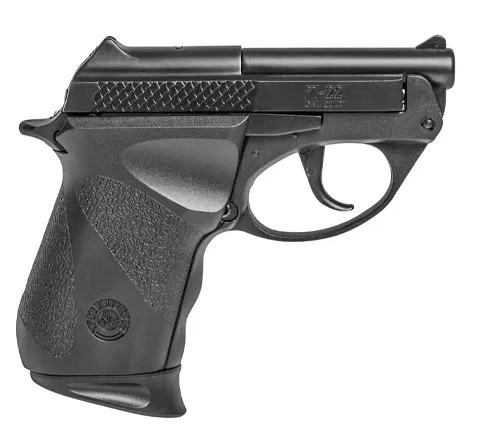 Profile view of a Taurus PT-22 pistol against a white background.