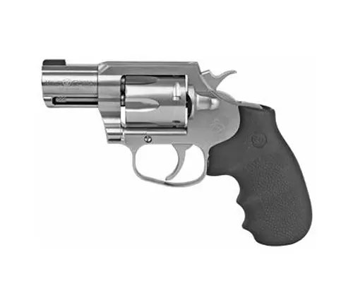 King Cobra Carry revolver with a stainless steel finish and black grip against a white background.